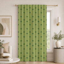 Minimalist Dark Green Geometric Dots and Stripes