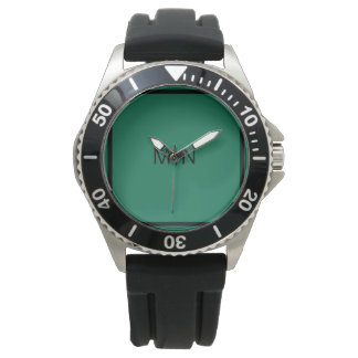 Minimalist Dark Green M N Watch