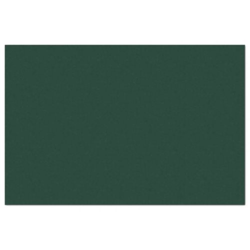 Minimalist dark Green  Pine Plain Solid Color  Tissue Paper