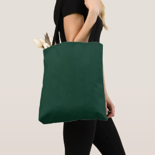 Minimalist Dark Green Tote Bag