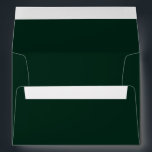 Minimalist Dark pine green solid plain elegant Envelope<br><div class="desc">Minimalist Dark pine green solid plain modern elegant chic envelope.
Solid color interior exterior envelopes.
Great for Christmas and holidays.</div>