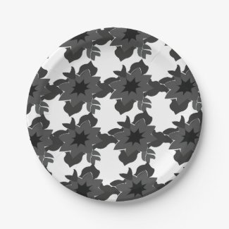 Minimalist Decorative Abstract Floral Pattern