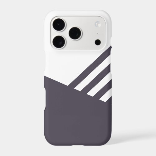 Minimalist Deep Purple and White phone cases