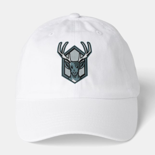Minimalist Deer Head Hat (Front)