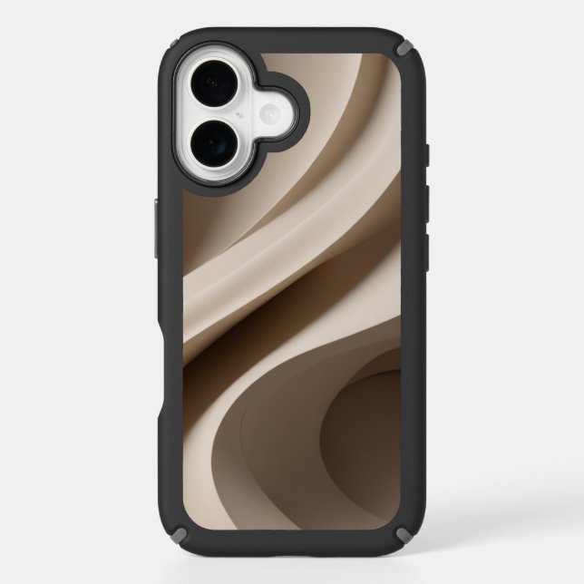 Minimalist | Delicate Leaf & Branch Sketch iPhone  Speck iPhone Case (Front)