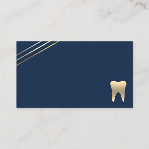 Minimalist Dentist Business Card