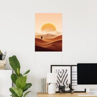 Minimalist Desert Poster