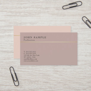 Minimalist Design Elegant Vintage Harmonic Colors Business Card