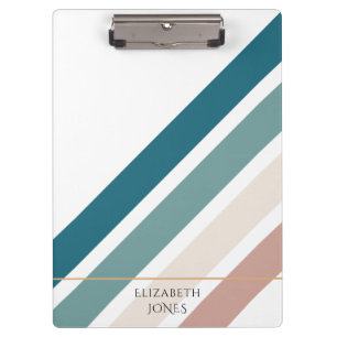 Minimalist design in pastel colors clipboard