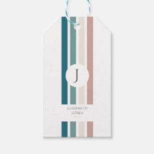 Minimalist design in pastel colors gift tags