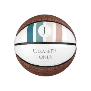 Minimalist design in pastel colors mini basketball