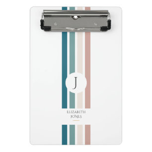 Minimalist design in pastel colors mini clipboard