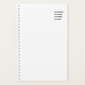 Minimalist design of self-love planner
