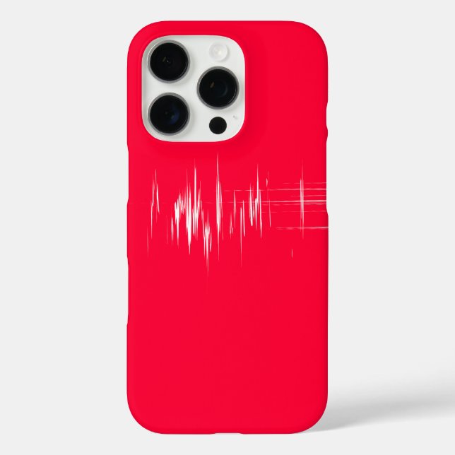 Minimalist Design on Red Case-Mate iPhone Case (Back)