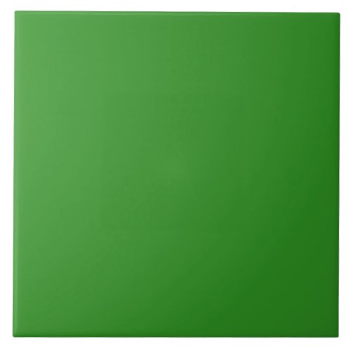 Minimalist Directly Green Plain Solid Color  Ceramic Tile