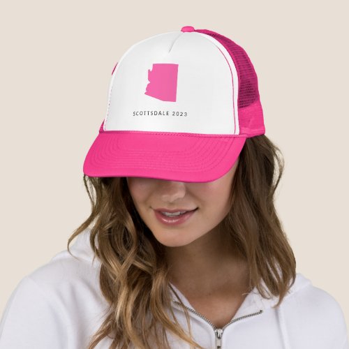 Minimalist Disco in the Desert Bach Trucker Hat