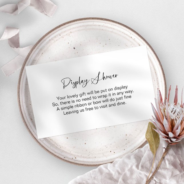 Minimalist Display Shower Enclosure Card (Creator Uploaded)