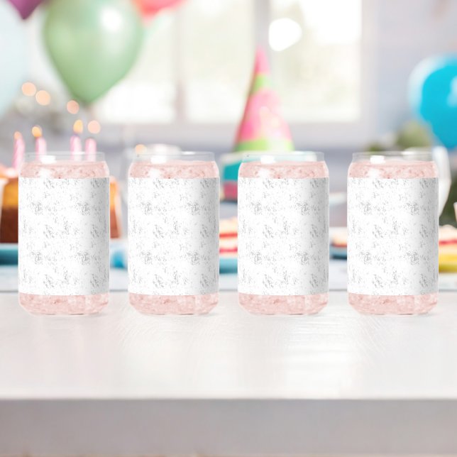 Minimalist Distressed Academic Texture Can Glass (Insitu (Birthday))