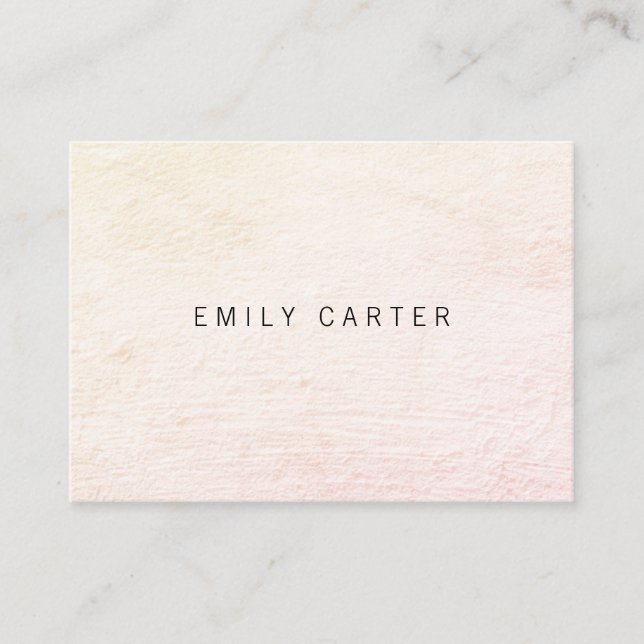 Minimalist Distressed Business Card (Front)