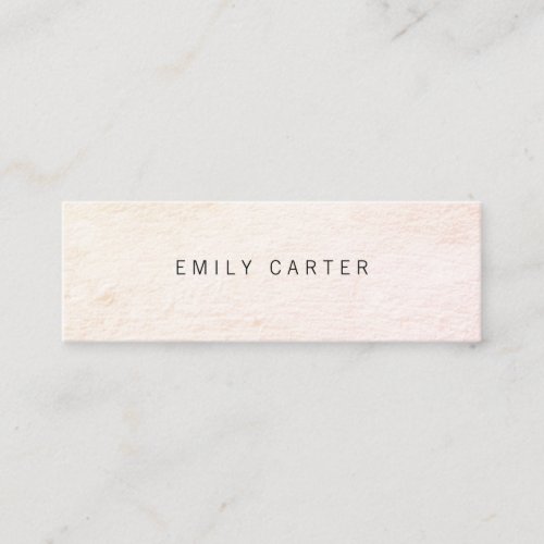 Minimalist Distressed Mini Business Card