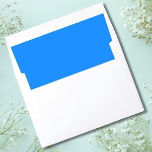 Minimalist Dodger Blue – A Bold and Lively Envelope Liner