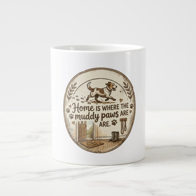 Minimalist Dog Lover Mug  (Front)