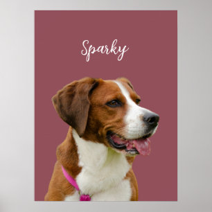 Minimalist Dog Portrait Wall Art