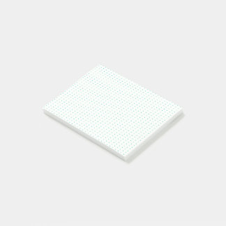 Minimalist Dot Grid Post-it® Notes – 4x3" Custom