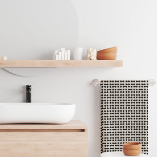 Minimalist Dots Pattern Bath Towel Set