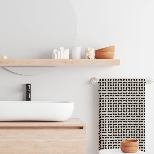 Minimalist Dots Pattern Bath Towel Set (Creator Uploaded)