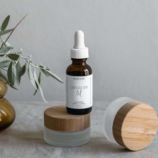 Minimalist Dropper Bottle Product Labels (Creator Uploaded)
