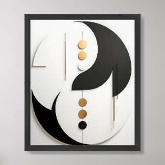 Minimalist Duality Framed Art
