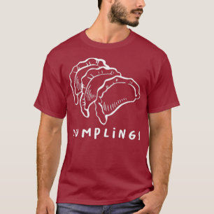 Minimalist Dumplings Chinese Steamed Bun soup T-Shirt
