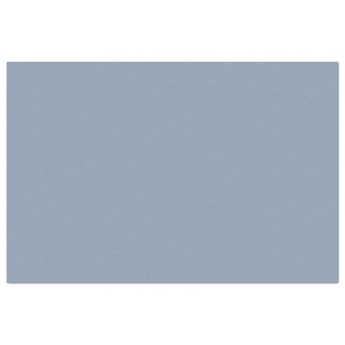 Minimalist Dusty Blue Plain Solid Color  Tissue Paper