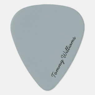Minimalist Dusty Blue Professional Simple Guitar Pick
