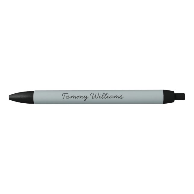 Minimalist Dusty Blue Professional Simple Pen (Front)