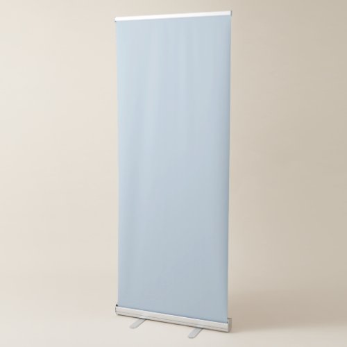 Minimalist dusty blue solid background backdrop retractable banner