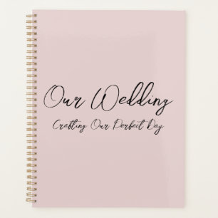 Minimalist Dusty Pink Wedding Planner