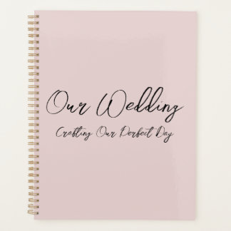 Minimalist Dusty Pink Wedding Planner