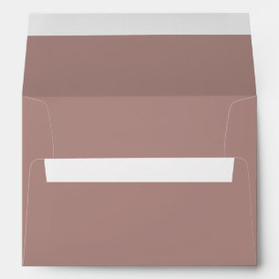 Minimalist Dusty Rose   Envelope
