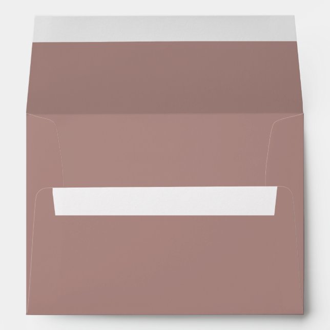 Minimalist Dusty Rose   Envelope (Back (Bottom))