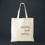 Minimalist Dusty Rose Retro Custom Welcome Wedding Tote Bag<br><div class="desc">Welcome your guests in style with this minimalist dusty rose tote bag,  featuring a retro-inspired design. Customizable with your wedding details,  this chic tote makes a perfect keepsake for your special day. It's a thoughtful way to show appreciation to your friends and family.</div>