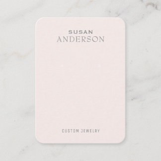 Minimalist Earring Display Business Card