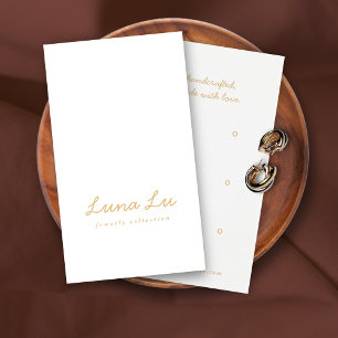 Minimalist Earring Jewelry Display Card