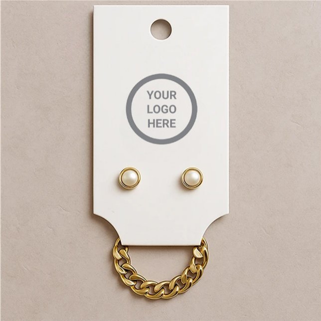 Minimalist Earrings and Necklaces Display Card  (Creator Uploaded)