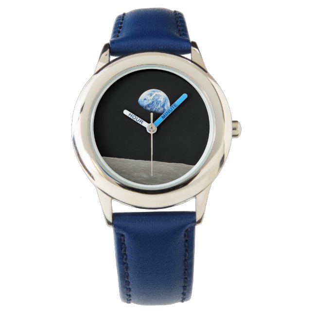 Minimalist Earthrise Watch for Global Change (Front)