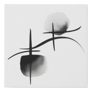 Minimalist Echoes | Faux Wrapped Canvas Print