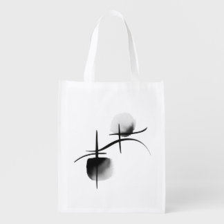 Minimalist Echoes | Reusable Grocery Bag