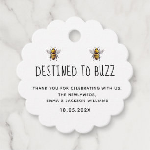 Minimalist & Editable Pure Honey Favor Tags