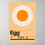 Minimalist Egg Poster